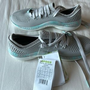 Crocs marbled lite ride pacer size 7